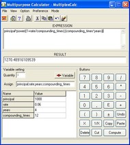 Multipurpose Calculator - MultiplexCalc screenshot