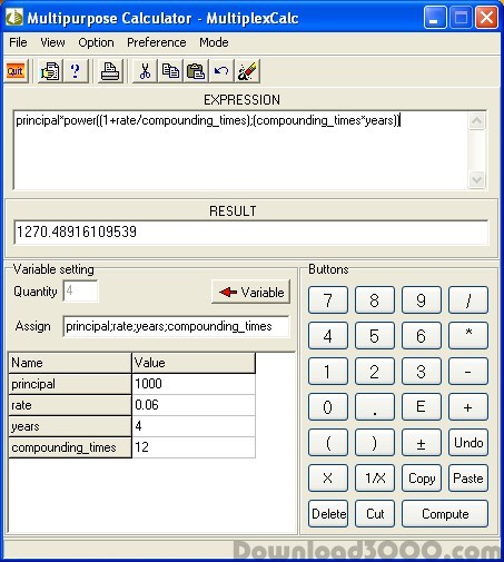 Multipurpose Calculator - MultiplexCalc 5.4.24 Free Download